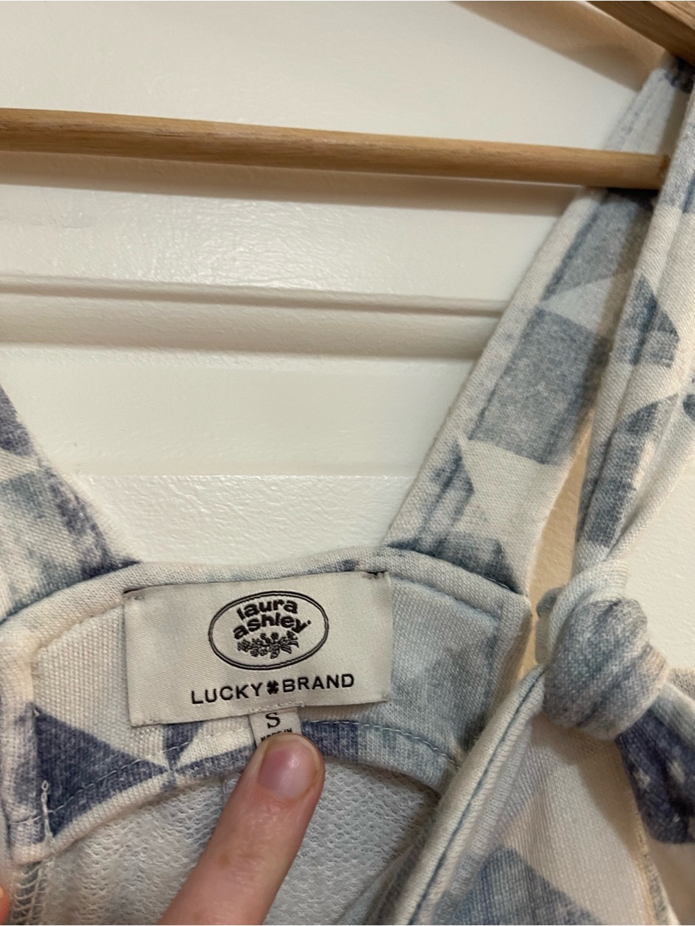 Lucky Brand Laura Ashley Patchwork Overall - Picture 6 of 7